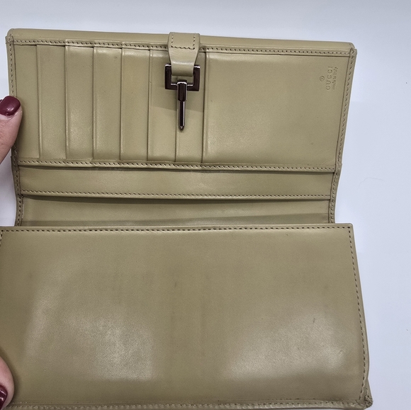 Gucci GG Canvas Jackie Leather Long Wallet - Picture 6 of 7